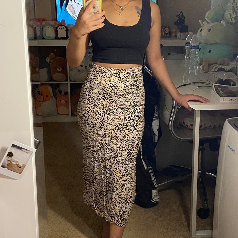 Brandy Melville Cheetah Skirt